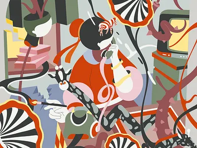 Animals illustration adobe animals character design giraffe graphic design illustration illustrator