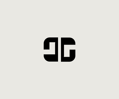 "G G" lettermark logo branding design graphic design icon logo logo design typography