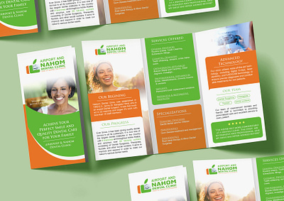 Tri-Fold Brochure Design for a Dental Clinic brandidentity brochuredesign creativedesign dentalclinic graphicdesign healthcaremarketing marketingmaterials patientcare printdesign visualcommunication