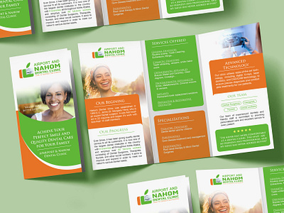 Tri-Fold Brochure Design for a Dental Clinic brandidentity brochuredesign creativedesign dentalclinic graphicdesign healthcaremarketing marketingmaterials patientcare printdesign visualcommunication