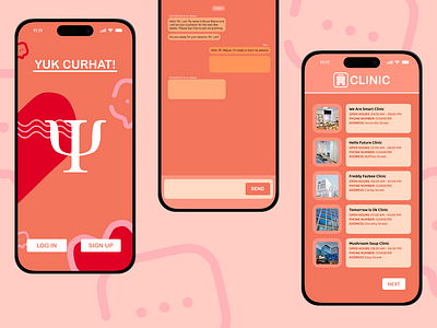 Yuk Curhat! App app design design mobile app ui ux