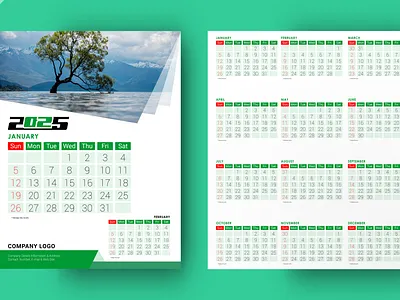 Wall Calendar 2025 bangladesh book branding calendar design graphic design illustration leaflet logo vector