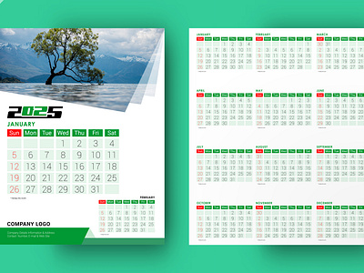 Wall Calendar 2025 bangladesh book branding calendar design graphic design illustration leaflet logo vector