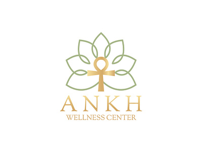 Wellness Center Logo ankh symbol design branding elegant logo design healing center logo design holistic health branding logo lotus flower logo minimalist wellness logo spa and wellness logo spiritual logo design wellness branding elements wellness center logo