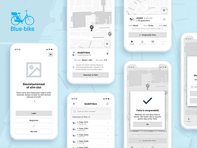 Blue Bike mobile design mobility ux