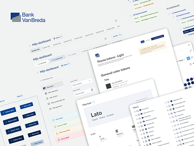 Bank van Breda design system financial ui ux