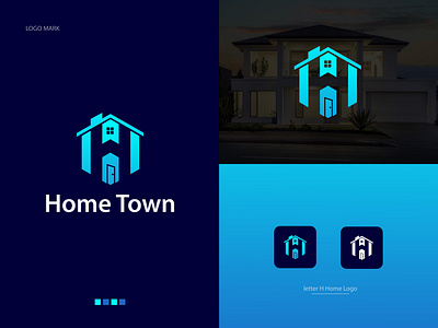 H Home Logo Design alphabet blue branding creativelogo creativeprocess dreamhome graphic design h hhome homedesign houselogo letter letterh logo logodesign logoinspiration newhome propertysale realestate treanding