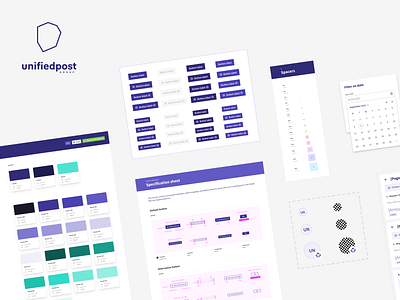 unifiedpost design system financial ui ux