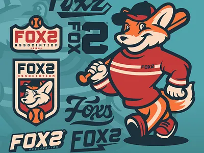 FOX2 ASSOCIATION animation branding design esport graphic design illustration logo logo design logodesign logosport mas mascot character mascotlogo