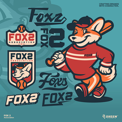 FOX2 ASSOCIATION animation branding design esport graphic design illustration logo logo design logodesign logosport mas mascot character mascotlogo