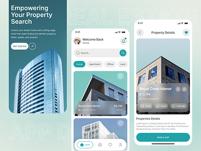 Real estate App Design app app design appdesign arobix design figma figma design product design real estate real estate app design selling app top design ui ux