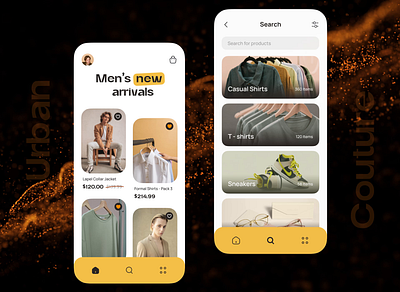 Urbancouture Men Fashion App animation app app design best design studio clean creative creativedreams design design studio design studio india men men fashion minimal mobile app design motion graphics ui ui ux design ui design studio user experience user interface