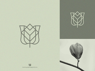 Flower Logo | Line Art Logo Design boho design boho logo boutique fashion logo floral florist flower flower logo line art line art logo lineart