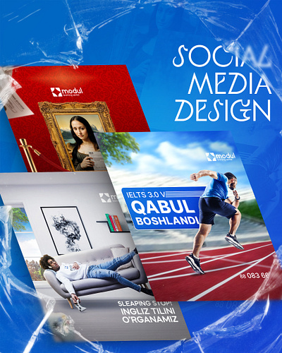 Social Media Design for "Modul Learning Centre" graphic design постер