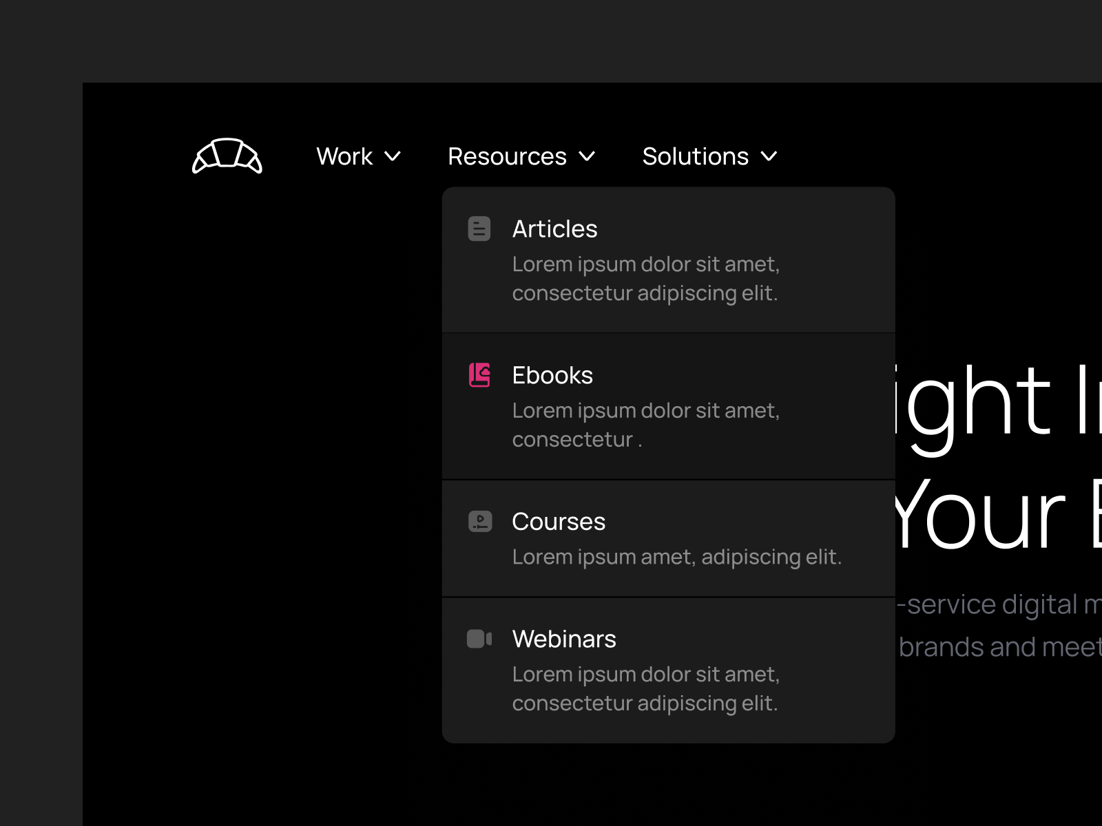 Top Navigation & Dropdown Menu appdesign creativeprocess designcommunity designdaily designinspiration designtrends digitalart dropdownmenu intuitivedesign menudesign minimaldesign navigationdesign techdesign uiuxdesign uxnavigation uxtips visualdesign webdesign websitenavigation