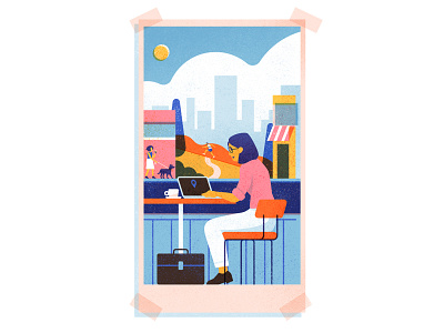 What Makes a City “Well”? adobe city citylife editorial editorialillustrations family illustration illustrator muti summer summercolours texture vector