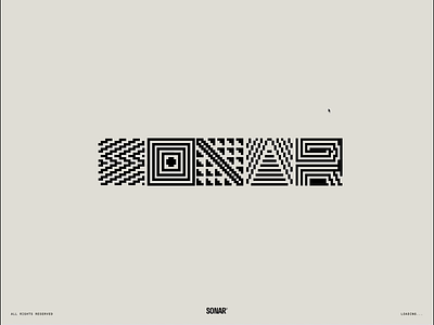 Sonar Music [ Pre-Loader ] animation brand branding gsap inspiration intro loader logo trend webflow website