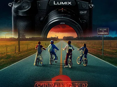 Stranger Things Photo Manipulation graphic design motion graphics