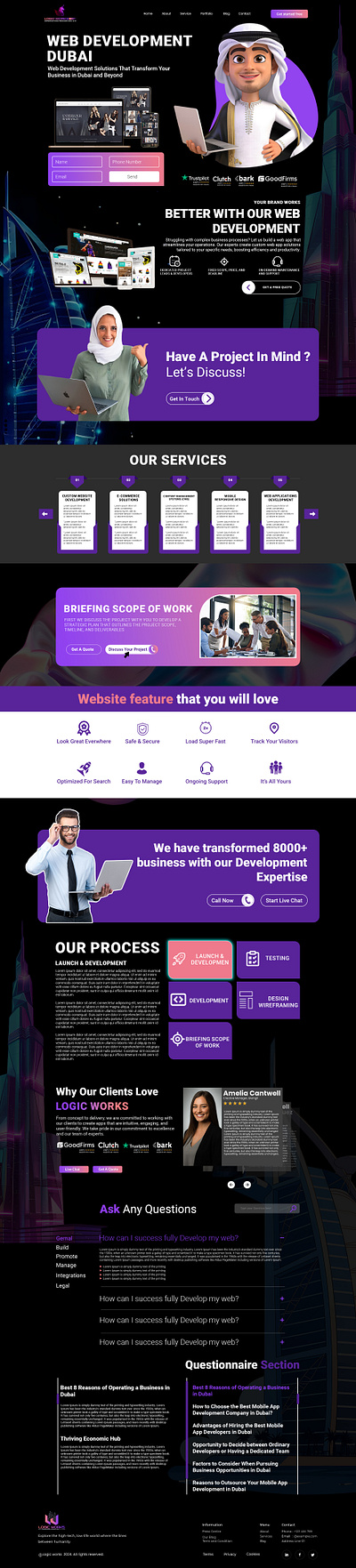 Website Design landing page design puff paradise landing page ui ux design webdesign website design