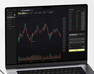 Crypto - Trading view chart charts crypto crypto dashboard design crypto platform crypto trading crypto trading app dashboard dashboard design ethereum green macbook platform trading view typography web app web app design web design web3 web3 dashboard