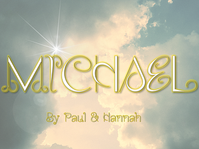 MICHAEL font archangels cartoon creative cute elegant fantasy font font design font style fontpack fonts halloween handwriting handwritten heaven lettering modern script