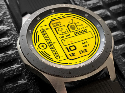 Cyberpunk_Nightdrive futuristic scifi typography ui watch watch design