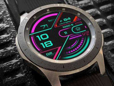 Cyberpunk_Schematic futuristic scifi ui watch watch design