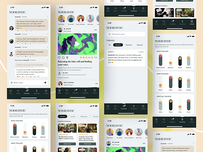 Boldistic - Health Tracker App branding design fitness fitnesstracker health meditationapp minimal mobileapp mobileapplicationui mobileappui typography uxuidesign