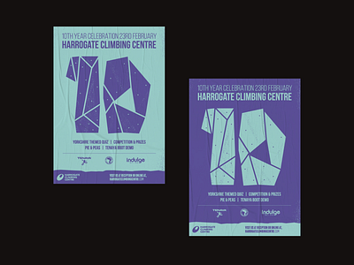 Harrogate Climbing Centre branding graphic design illustration logo