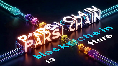 Parsi Chain-Blockchain is Here Futuristic Animation & Transition 3d animation branding graphic design logo motion graphics