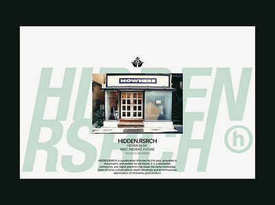 HIDDEN RSRCH design figma ui ux web
