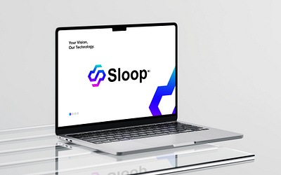 Sloop AI - S logo, S letter, Tech, Technology, Branding app application branding gradient logo logo logo design logo designer logo maker modern logo s letter logo s logo software tech tech logo technology technology logo trendy logo web web3 website