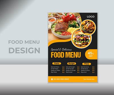 Fast food restaurant menu design burger corporate creative design fast food graphic design menu modern pizza vector