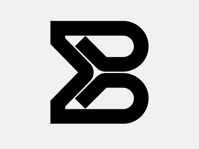 LOGO - B b bb branding design futuriste graphic design icon identity illustration letter lettering logo marks monogram symbol symbole type types typo ui