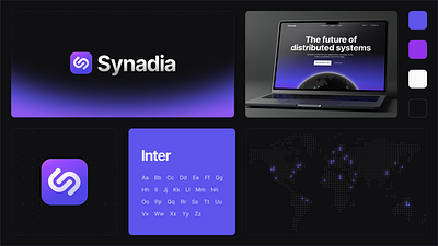 Synadia Brand Guide bento brand bento brand guide brand guidelines branding darkmode design system developer tools gradient