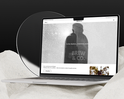 Brew & Co. Lagos Website aesthetic branding coffee design e commerce ecommerce figma portfolio product web design