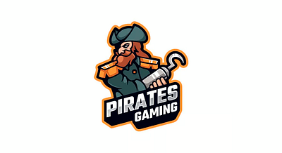 Logo of the game Pirates branding design graphic design logo pirates vector