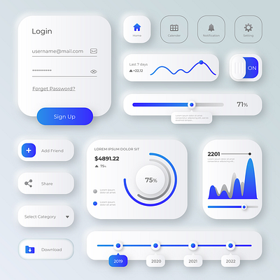 ui template appdesign graphic design template ui ui kit webdesign