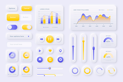 Collection of UI Kits appdesign collection graphic design template ui