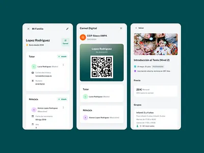 Education School App iOS Android Design Development React ID android app app design data digital id education id ios profile school ui design web app web design