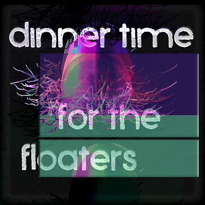 cavi - dinner time for the floaters single art album art collage digital collage graphic design