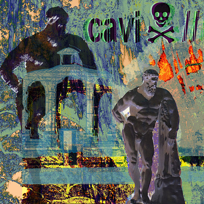 cavi - unused single art album art branding collage design digital collage graphic design