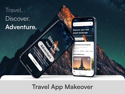 Travel Discover Adventure design designinspiration interactiondesign mobileappdesign ui uiuxdesign userexperience