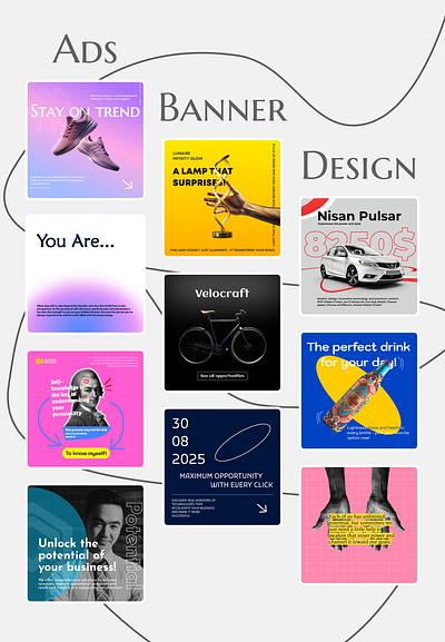 Ads Banner Design ads design advertising banner design figma graphic design instagram social media design ui user interface web banner web design