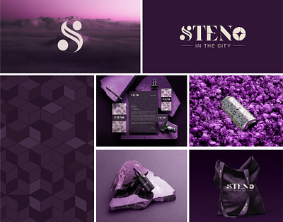 Aesthetic luxury cosmetic logo branding. brand design brand identity branding cosmetic cosmetics design elegant logo logo design luxury minimal modern moodboard purple social media template violet visual identity