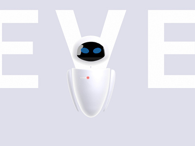 EVE from WALL-E made in Spline (Animated) | Spline Course 3d 3d design animation disney eve motion graphics spline spline 3d spline course spline design ui ux wall e