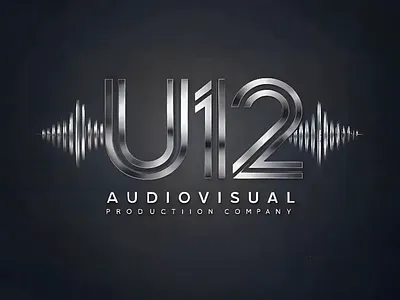 U12 Audio Visual Logo Animated - 8K 3d animation branding graphic design logo motion graphics
