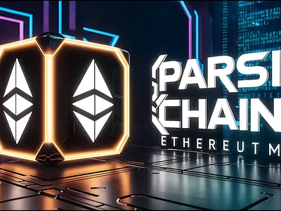 Parsi Chain Ethereum Blockchain Animated - 8K 3d animation branding graphic design logo motion graphics