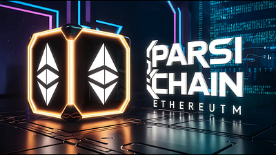 Parsi Chain Ethereum Blockchain Animated - 8K 3d animation branding graphic design logo motion graphics