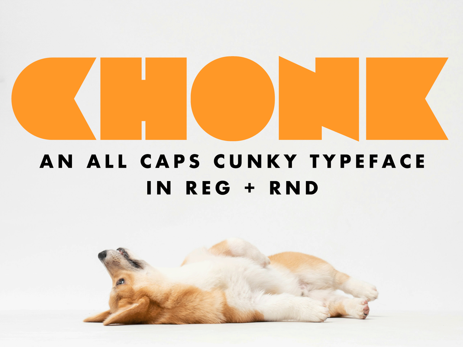 CHONK Typeface chonk chunky fat font typeface typography